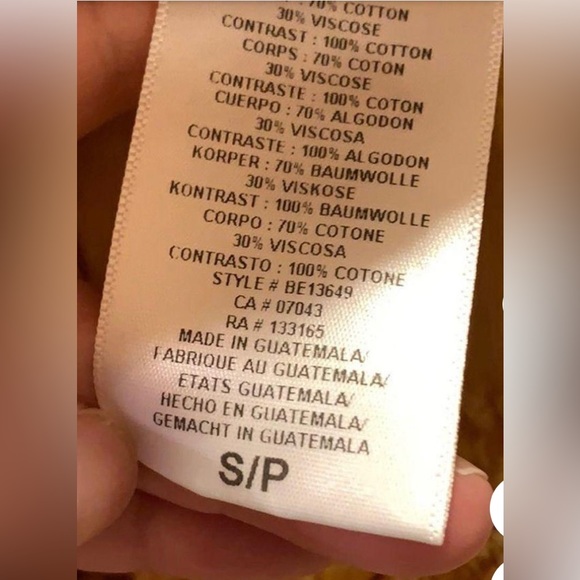 Anthropologie Eri + Ali Yellow Lace Savoia Flounced Peplum Tank Top - Picture 4 of 4